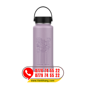 Bình giữ nhiệt Lock&amp;Lock bằng thép không rỉ Riga Tumbler Vietnam Edition 897ml - Màu tím